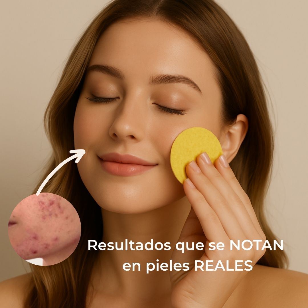 Pads anti-imperfecciones naturales (Curcumina + Ácido Kójico)