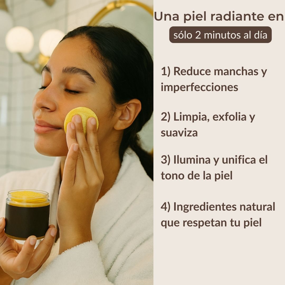 Pads anti-imperfecciones naturales (Curcumina + Ácido Kójico)