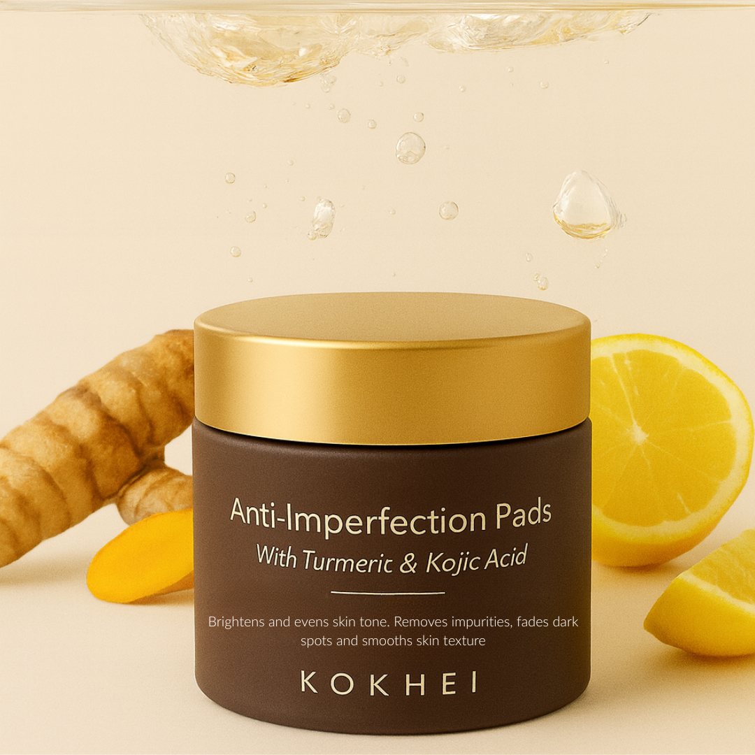 Pads anti-imperfecciones naturales (Curcumina + Ácido Kójico)
