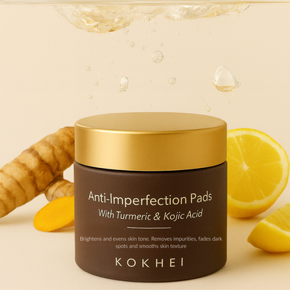 Pads anti-imperfecciones naturales (Curcumina + Ácido Kójico)