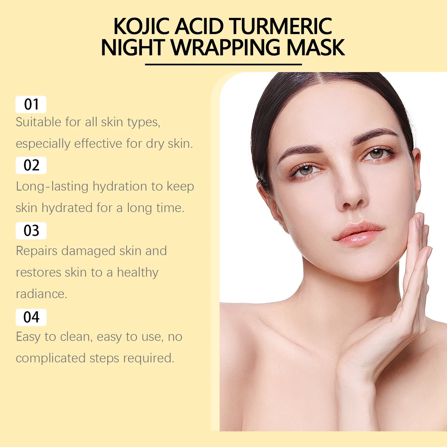 Turmeric & Kojic Acid Overnight Glow Mask