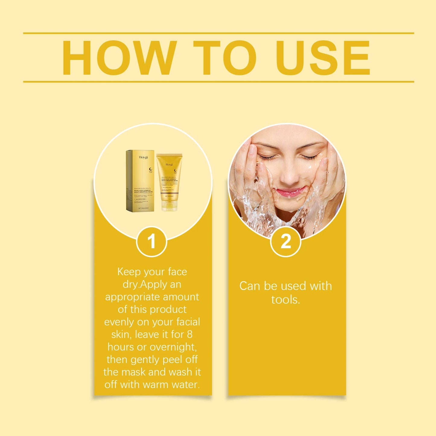 Turmeric & Kojic Acid Overnight Glow Mask