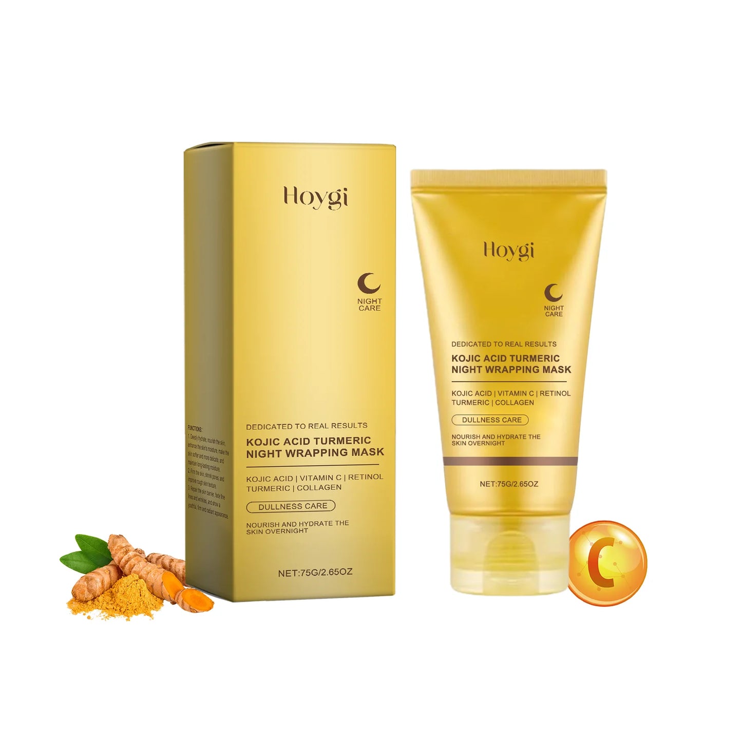 Turmeric & Kojic Acid Overnight Glow Mask